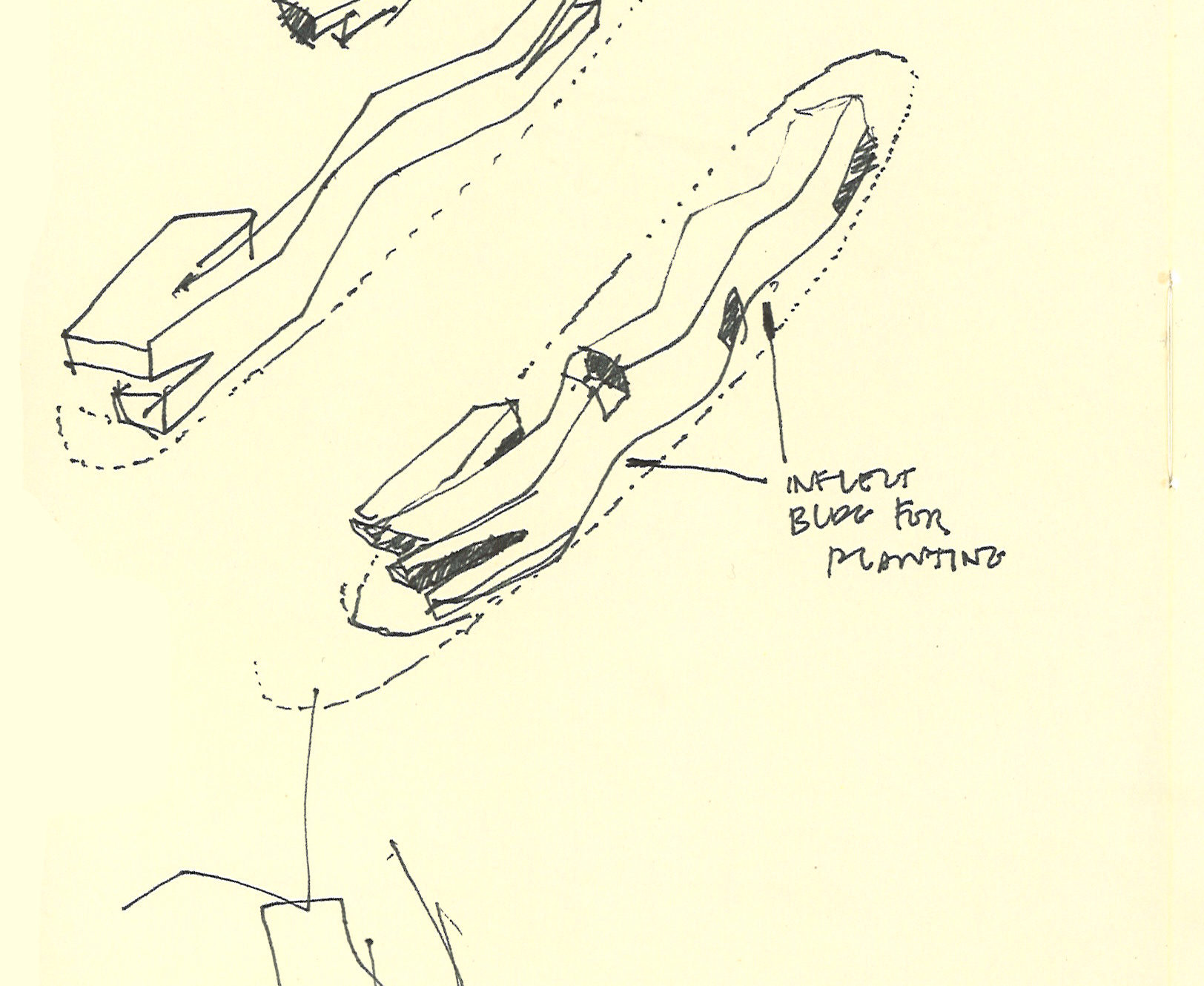 Sketch of Camino Nuevo design