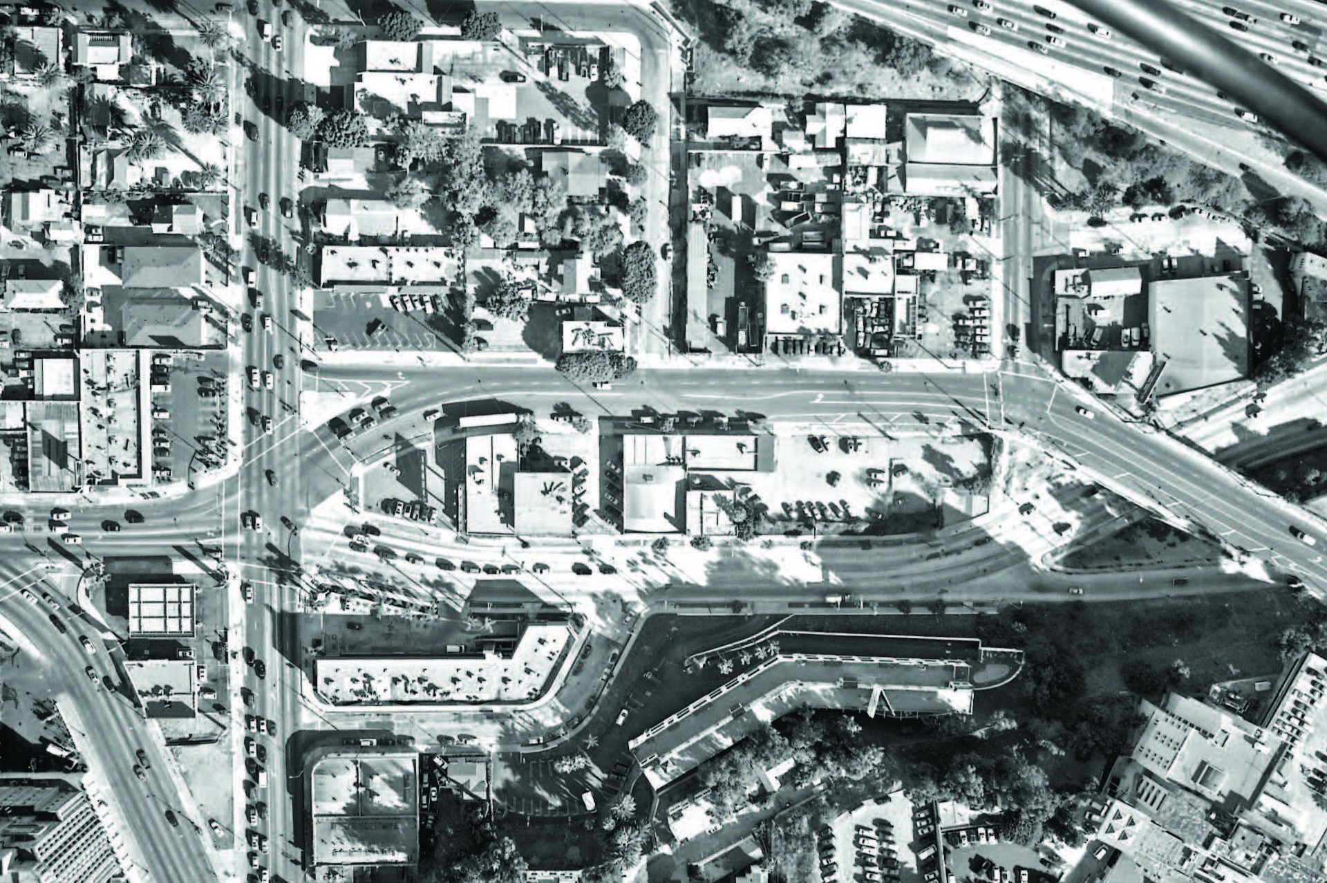 Overhead view of old design